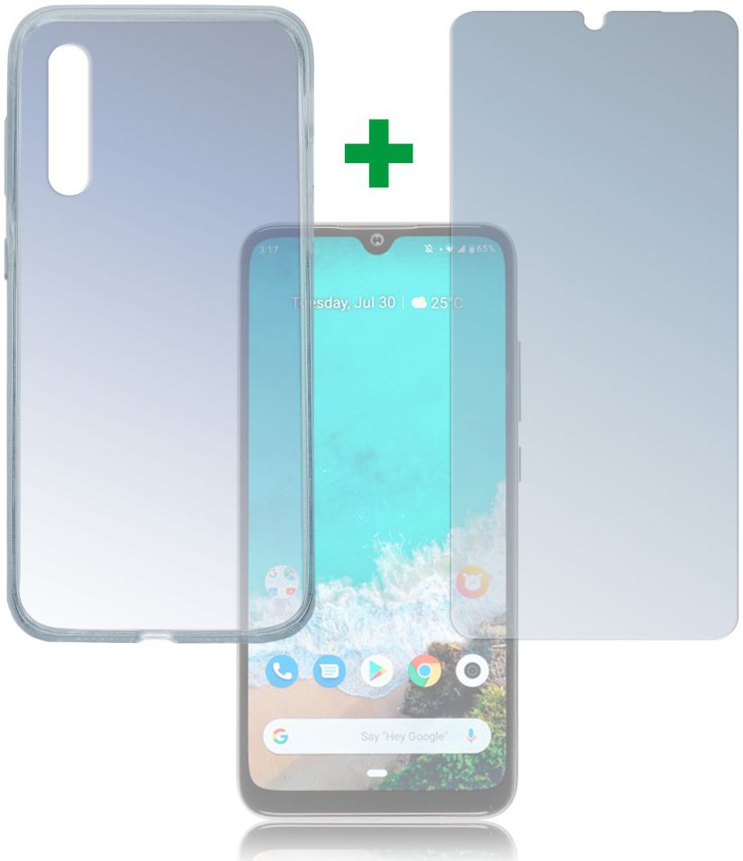 4smarts 360° Protection Cover Xiaomi Mi A3 Transparant afbeelding 6
