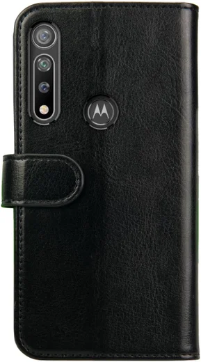 Rosso Element Motorola Moto G8 Plus Hoesje Book Cover Zwart afbeelding 2
