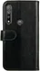 Rosso Element Motorola Moto G8 Plus Hoesje Book Cover Zwart afbeelding 2