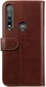 Rosso Element Motorola Moto G8 Plus Hoesje Book Cover Bruin afbeelding 2