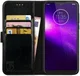 Rosso Element Motorola One Macro Hoesje Book Cover Zwart afbeelding 1