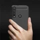 Motorola One Macro Geborsteld TPU Hoesje Zwart afbeelding 6