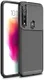 Motorola Moto G8 Plus Siliconen Carbon Hoesje Zwart afbeelding 1