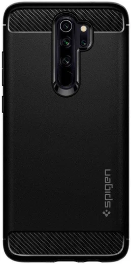Spigen Rugged Armor Xiaomi Redmi Note 8 Pro Hoesje Zwart afbeelding 4