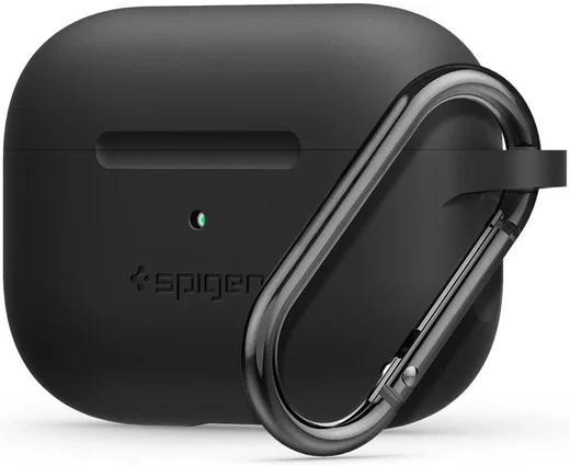Spigen Silicone Fit Apple AirPods Pro Hoesje Zwart afbeelding 2