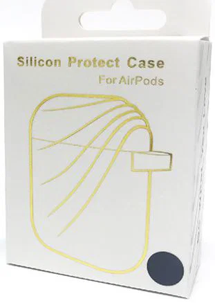 Apple AirPods Wervelwind Siliconen Hoesje Wit afbeelding 2