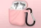 Apple AirPods Wervelwind Siliconen Hoesje Roze afbeelding 2