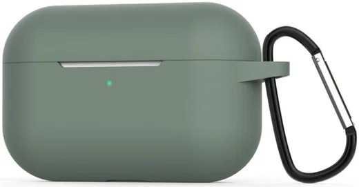 Apple AirPods Pro Flexibel Zacht Siliconen Hoesje Midnight Green afbeelding 1