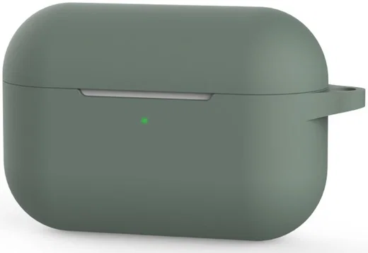 Apple AirPods Pro Flexibel Zacht Siliconen Hoesje Midnight Green afbeelding 2