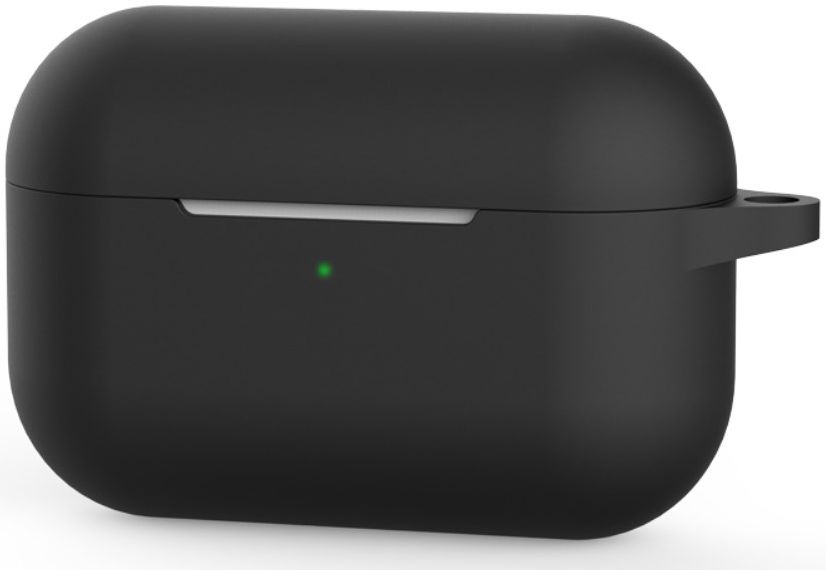 Apple AirPods Pro Flexibel Zacht Siliconen Hoesje Zwart afbeelding 2