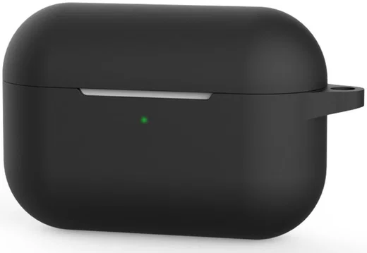 Apple AirPods Pro Flexibel Zacht Siliconen Hoesje Zwart afbeelding 2