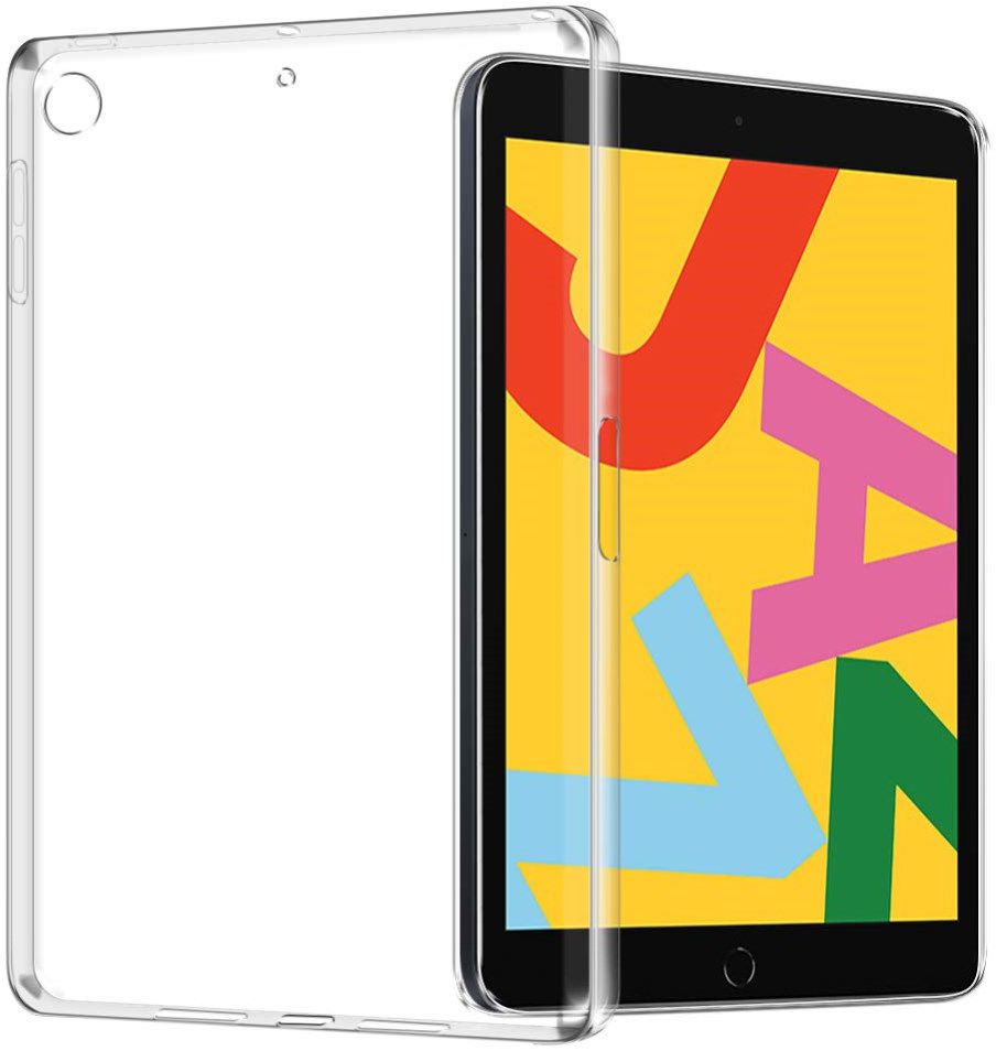 Apple iPad 10.2 (2019 / 2020 / 2021) Hoesje Dun TPU Transparant afbeelding 1