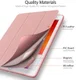 Dux Ducis Apple iPad 10.2 2019 / 2020 / 2021 Tri-fold Hoes Roze Goud afbeelding 2