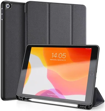 Dux Ducis Apple iPad 10.2 2019 / 2020 / 2021 Tri-fold Hoes Zwart