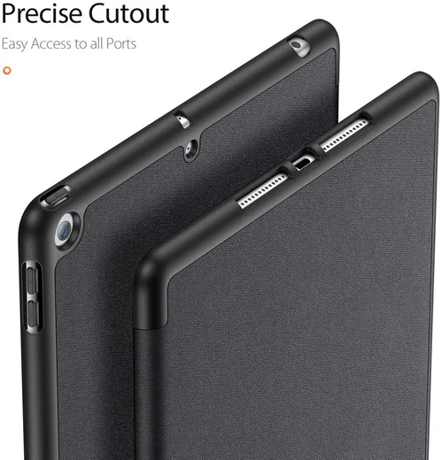 Dux Ducis Apple iPad 10.2 2019 / 2020 / 2021 Tri-fold Hoes Zwart afbeelding 8