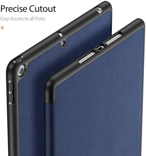 Dux Ducis Apple iPad 10.2 2019 / 2020 / 2021 Tri-fold Hoes Blauw afbeelding 8