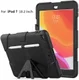 iPad 10.2 (2019/2020/2021) Hybride Hoesje met Screen Protector Zwart afbeelding 4