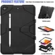 iPad 10.2 (2019/2020/2021) Hybride Hoesje met Screen Protector Zwart afbeelding 5