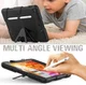 iPad 10.2 (2019/2020/2021) Hybride Hoesje met Screen Protector Zwart afbeelding 7