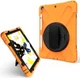 iPad 10.2 2019 / 2020 / 2021 Hoesje met Verstelbare Handriem Oranje afbeelding 8