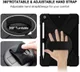 Apple iPad 10.2 (2019) Hybride Kickstand Hoesje met Handriem Zwart afbeelding 5