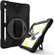 Apple iPad 10.2 (2019) Hybride Kickstand Hoesje met Handriem Zwart afbeelding 6