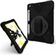 Apple iPad 10.2 (2019) Hybride Kickstand Hoesje met Handriem Zwart afbeelding 8