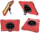Apple iPad 10.2 2019 / 2020 / 2021 Hybride Hoesje met Handriem Rood afbeelding 23