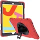 Apple iPad 10.2 2019 / 2020 / 2021 Hybride Hoesje met Handriem Rood afbeelding 24