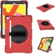 Apple iPad 10.2 2019 / 2020 / 2021 Hybride Hoesje met Handriem Rood afbeelding 25