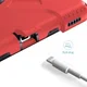 Apple iPad 10.2 2019 / 2020 / 2021 Hybride Hoesje met Handriem Rood afbeelding 4