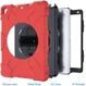 Apple iPad 10.2 2019 / 2020 / 2021 Hybride Hoesje met Handriem Rood afbeelding 9