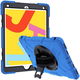 Apple iPad 10.2 2019 / 2020 / 2021 Hybride Hoesje met Handriem Blauw afbeelding 24
