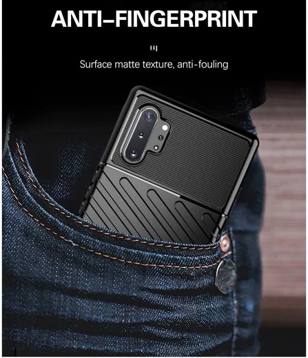Samsung Galaxy Note 10 Plus Twill Texture Hoesje Blauw afbeelding 8