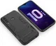 Honor 20 Lite Hybride Hoesje met Standaard Zwart afbeelding 7