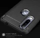 Motorola One Action Geborsteld TPU Hoesje Rood afbeelding 6