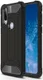 Motorola One Action Schokbestendig Hybride Hoesje Zwart afbeelding 1