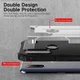 Motorola One Action Schokbestendig Hybride Hoesje Zilver afbeelding 3