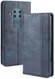 Motorola One Zoom Vintage Portemonnee Hoesje Blauw afbeelding 7