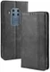 Motorola One Zoom Vintage Portemonnee Hoesje zwart afbeelding 7
