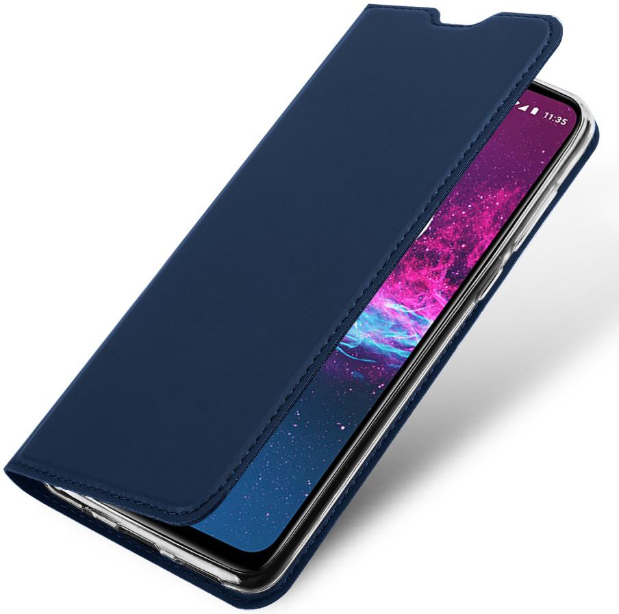 Dux Ducis Skin Pro Series Motorola One Action Bookcase Blauw afbeelding 4