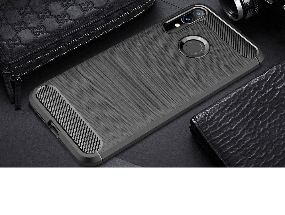 Motorola Moto E6s / E6 Plus Geborsteld TPU Hoesje Blauw afbeelding 8