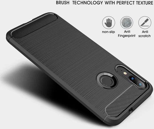 Motorola Moto E6s / E6 Plus Geborsteld TPU Hoesje Blauw afbeelding 10