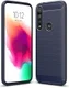 Motorola Moto G8 Plus Geborsteld TPU Hoesje Blauw afbeelding 1