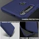 Motorola Moto G8 Plus Twill Slim Texture Back Cover Blauw afbeelding 5