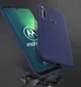 Motorola Moto G8 Plus Twill Slim Texture Back Cover Blauw afbeelding 7