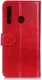 Motorola One Macro Crazy Horse Leren Portemonnee Hoesje Rood afbeelding 2