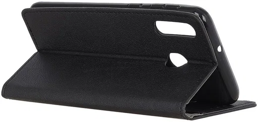 Motorola One Macro Lychee Portemonnee Hoesje met Standaard Zwart afbeelding 6