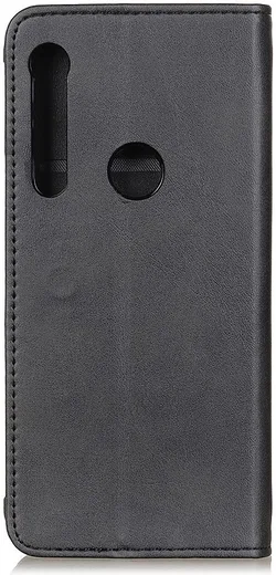 Motorola One Macro Splitleren Portemonnee Hoesje Zwart afbeelding 3