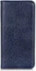 Motorola One Macro Crazy Horse Portemonnee Hoesje Leer Blauw afbeelding 1